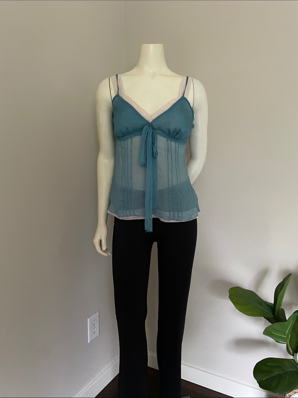 Vintage Charlotte Russe Silk Blouse